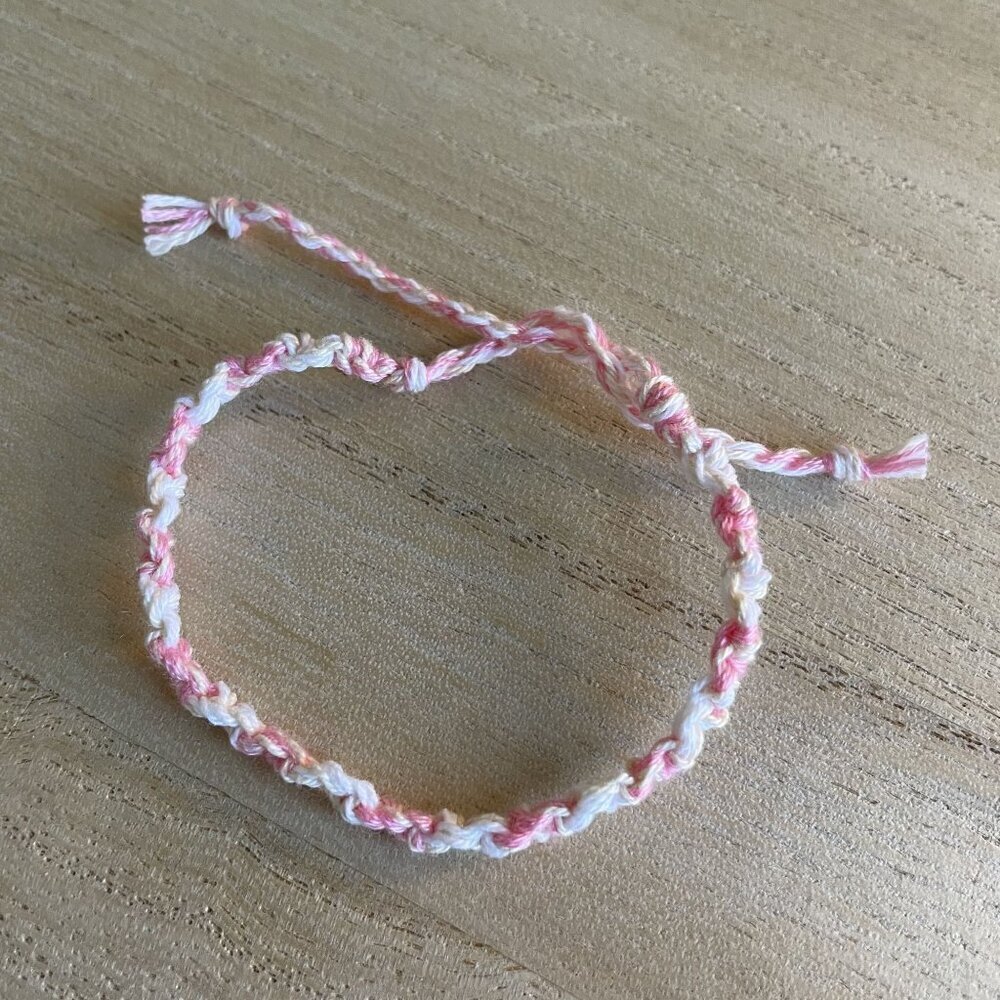 Tova Bracelet, anklet, trendy, comfortable, tie, embroidery thread, woven, gift,